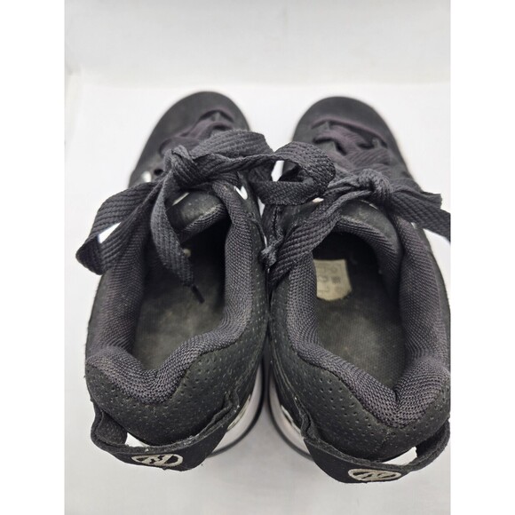 Heelys Voyager Wheeled Rolling Tennis Shoes Youth Size 1 Black White - Picture 5 of 7